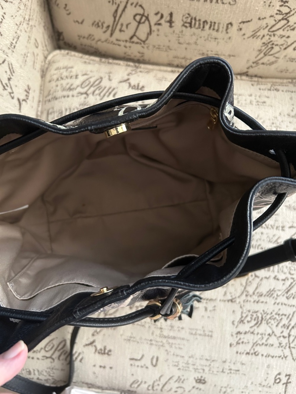 Talbots leather bucket bag - Picture 4 of 5